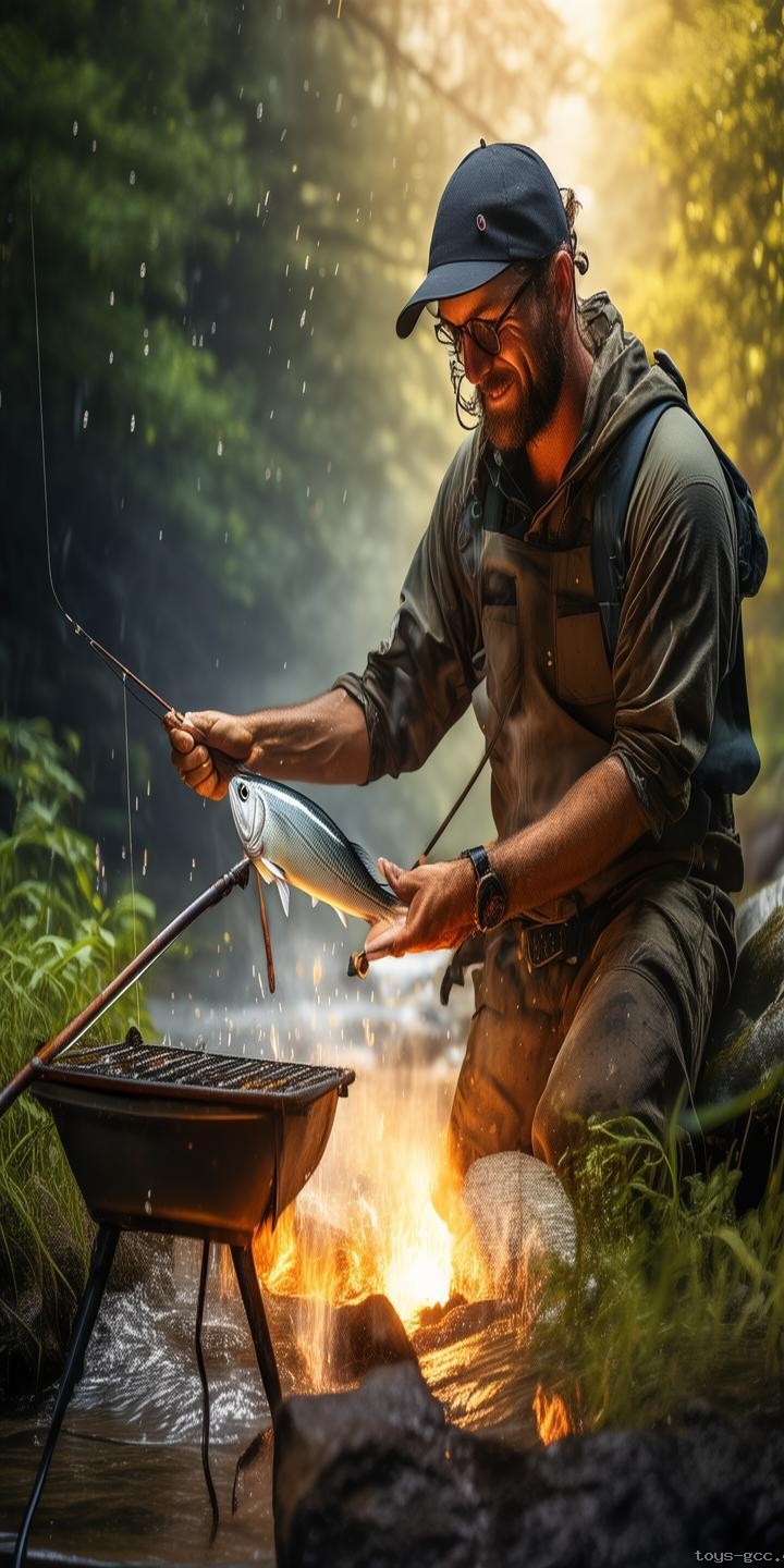 钓鱼佬新风尚：出水瞬烹，礼遇自然之味